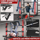 PMAX 4750 Dual Plate Loaded Multi Functional Smith Machine