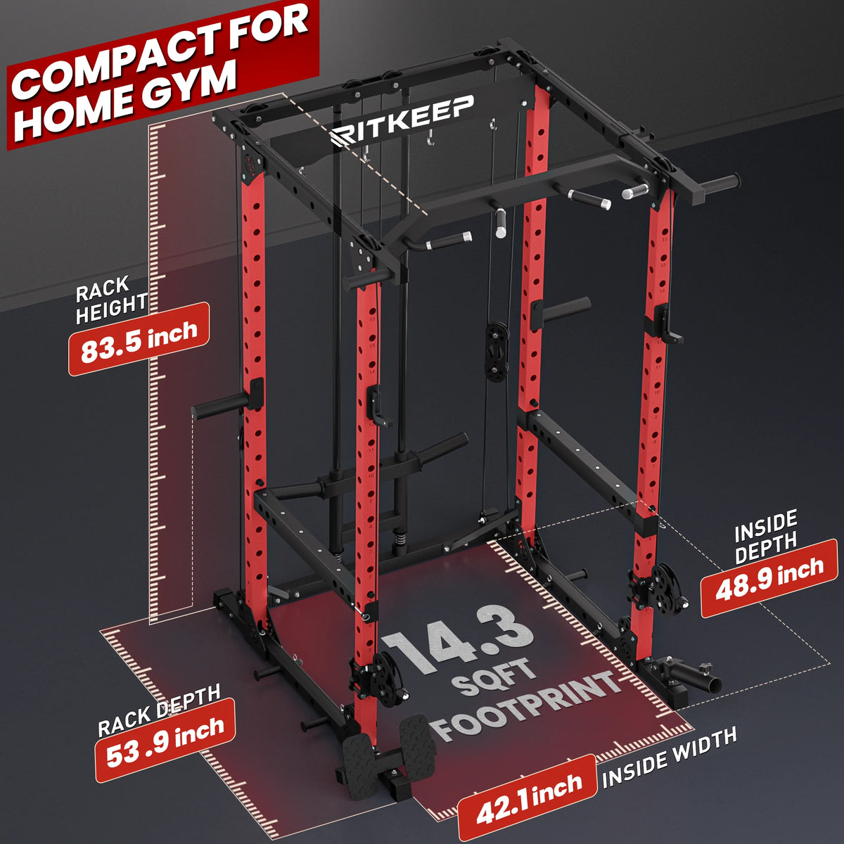 Destroyer M10 ALL-IN-ONE Home Gym Power Rack
