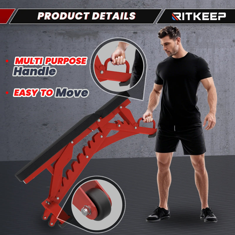 RAB-3000 Adjustable Heavy Duty Incline Weight Bench