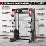 PMAX 5600 Home Gym Smith Machine - Integrated Weight System