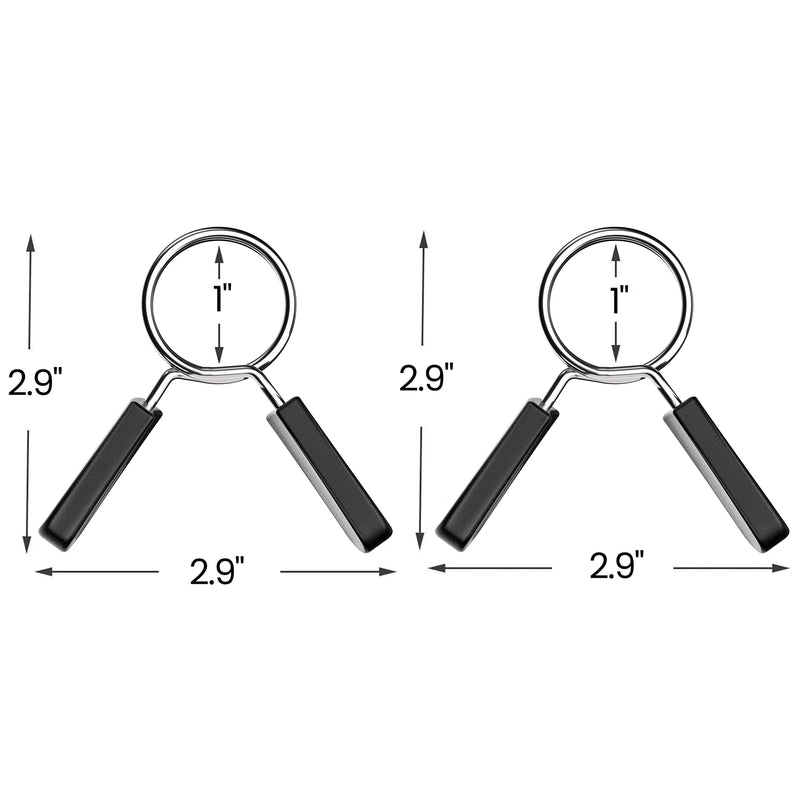 Olympic Barbell Spring Collar (Pair)