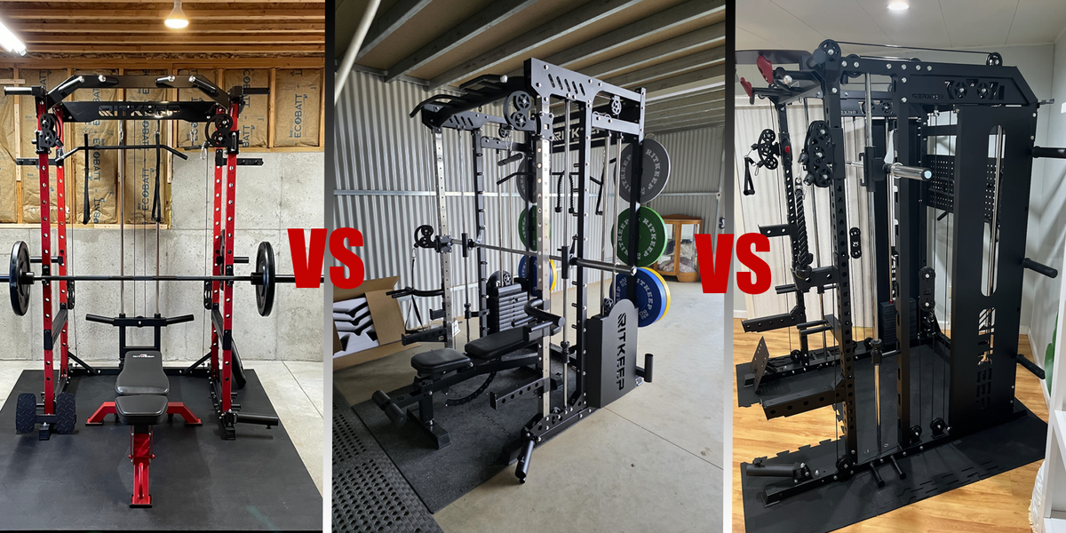 Squat Rack vs Smith Machine vs Functional Trainer