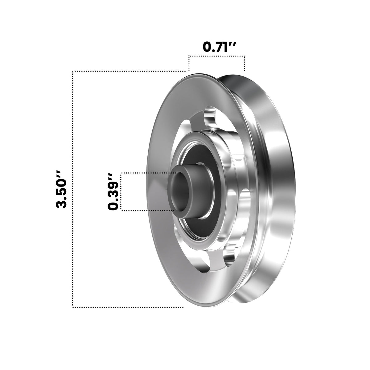 RitKeep Aluminium Pulley wheels Upgrade Kit
