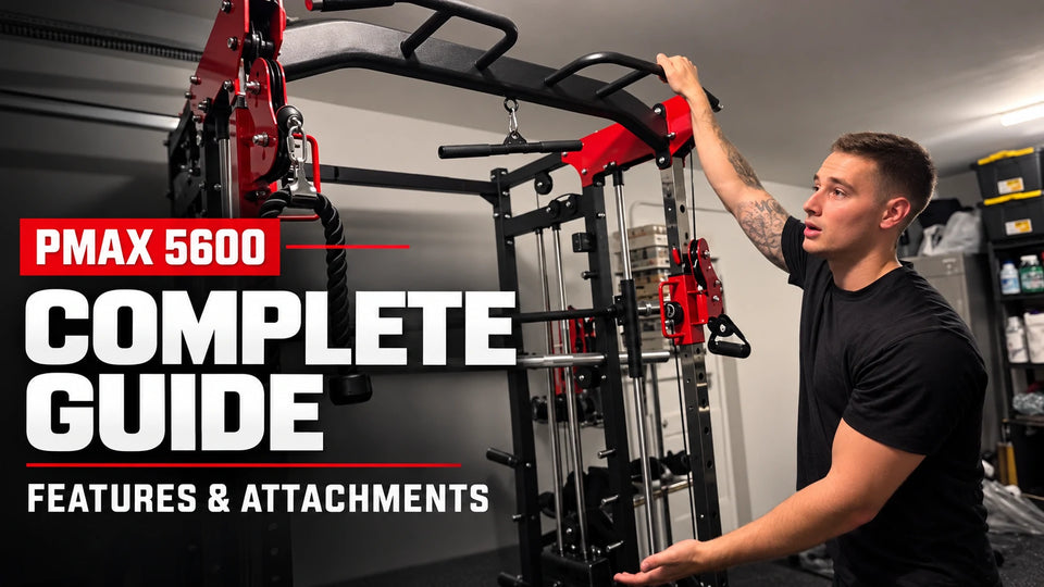  Exploring All Attachments and Features of PMAX-5600 Smith machine | RitKeep Full Home Gym Setup