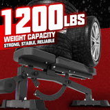 RAB-2000 Adjustable Weight Bench With Leg Attachment