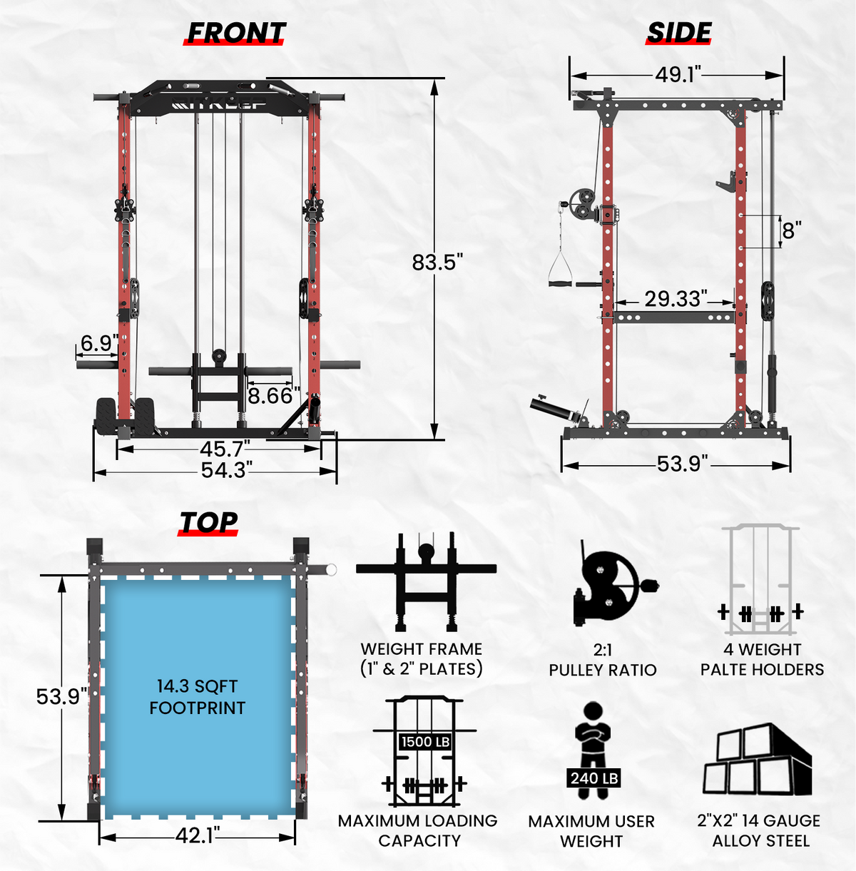 PRODUCT DIMENSION