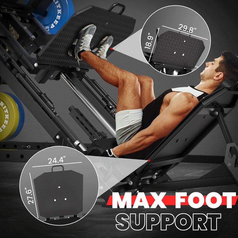 RitKeep Thunderbolt A10 Leg Press Hack Squat Machine