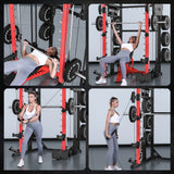 RitKeep PMAX 4750 Dual Plate Loaded Multi Functional Smith Machine