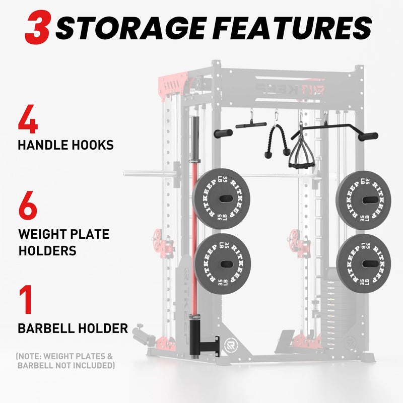 PMAX 5600 Home Gym Smith Machine - Integrated Weight System