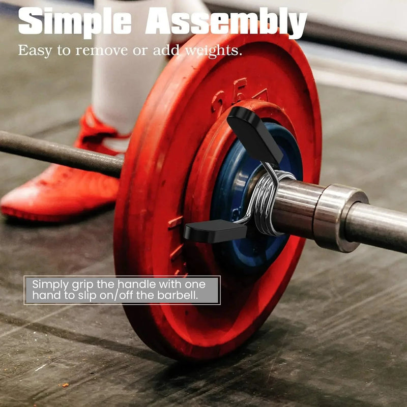 Barbell Spring Collar Clamp(Pair)