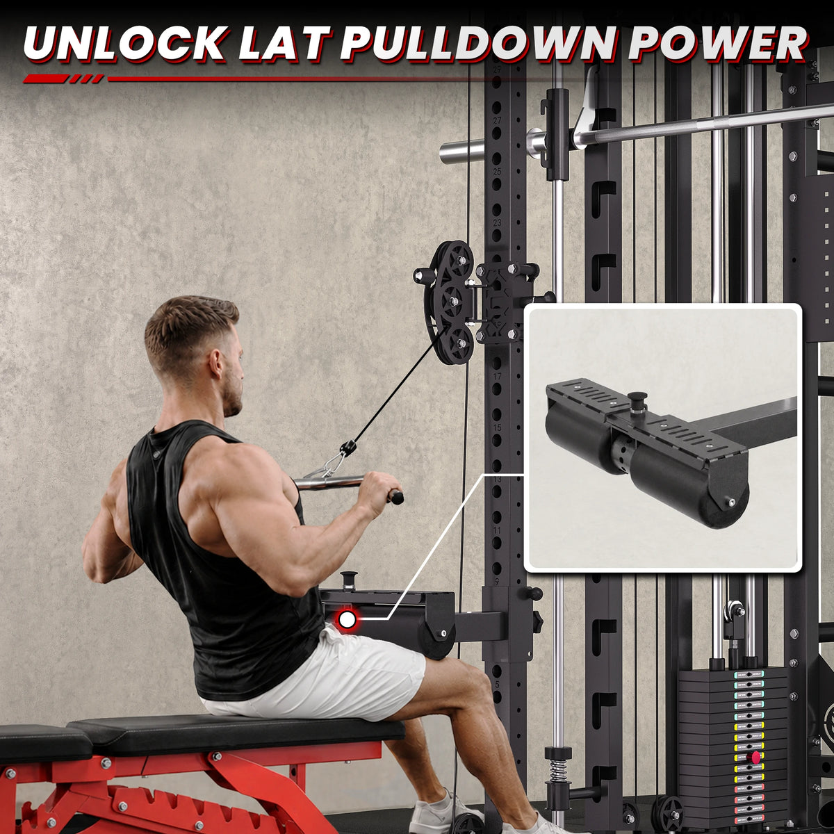 TANK 3-in-1 Leg Holder Rack Attachment